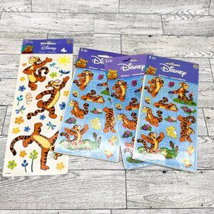Brand New Sealed 3 Pks (2 sheets each) Sandylion Tigger Stickers Plus 1 Unsealed